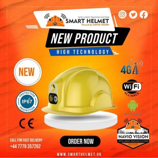 Navio Vision AI Safety Smart Helmet – NVSW20